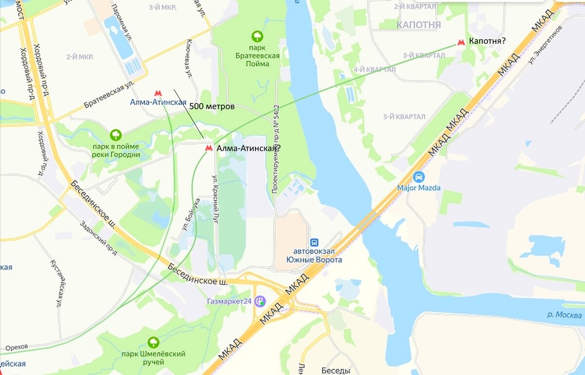 Метро алма атинская схема метро москвы