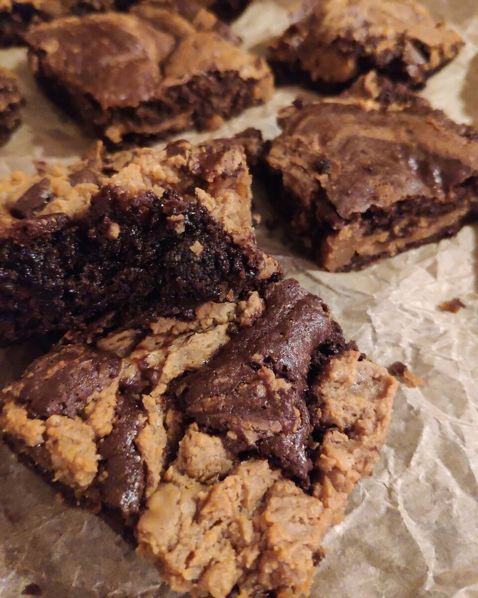 Пирог с арахисовой пастой