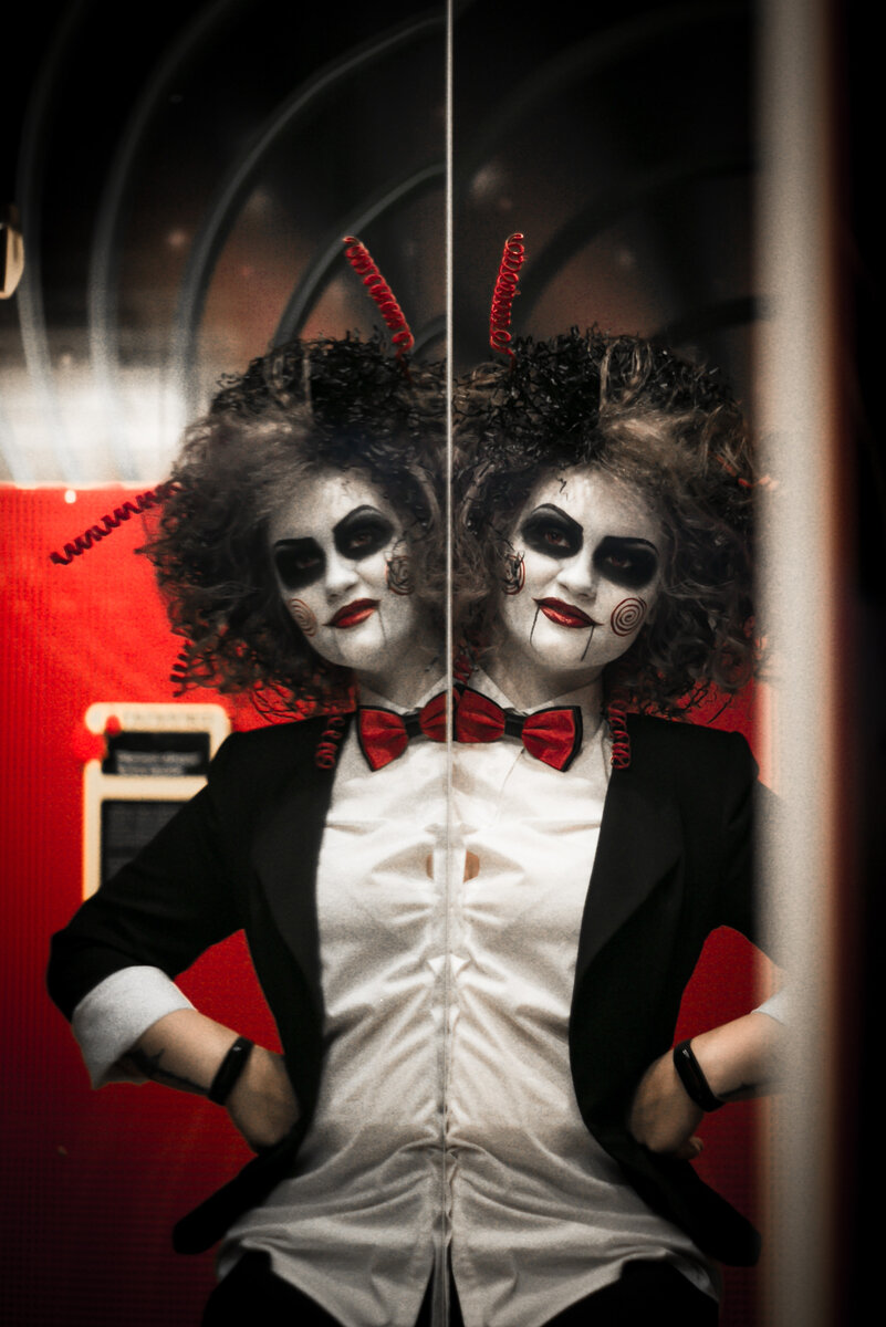 Образ: к/ф "Пила", стилизация Джона Крамера. Парк Галилео в Самаре. Коллектив гримёров GRIMARTE. Фотограф: Юлия Кондратенко. 