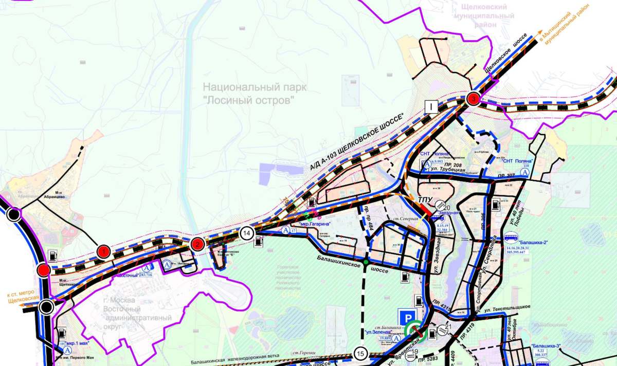 Метро в Балашиху, Реутов и Восточный