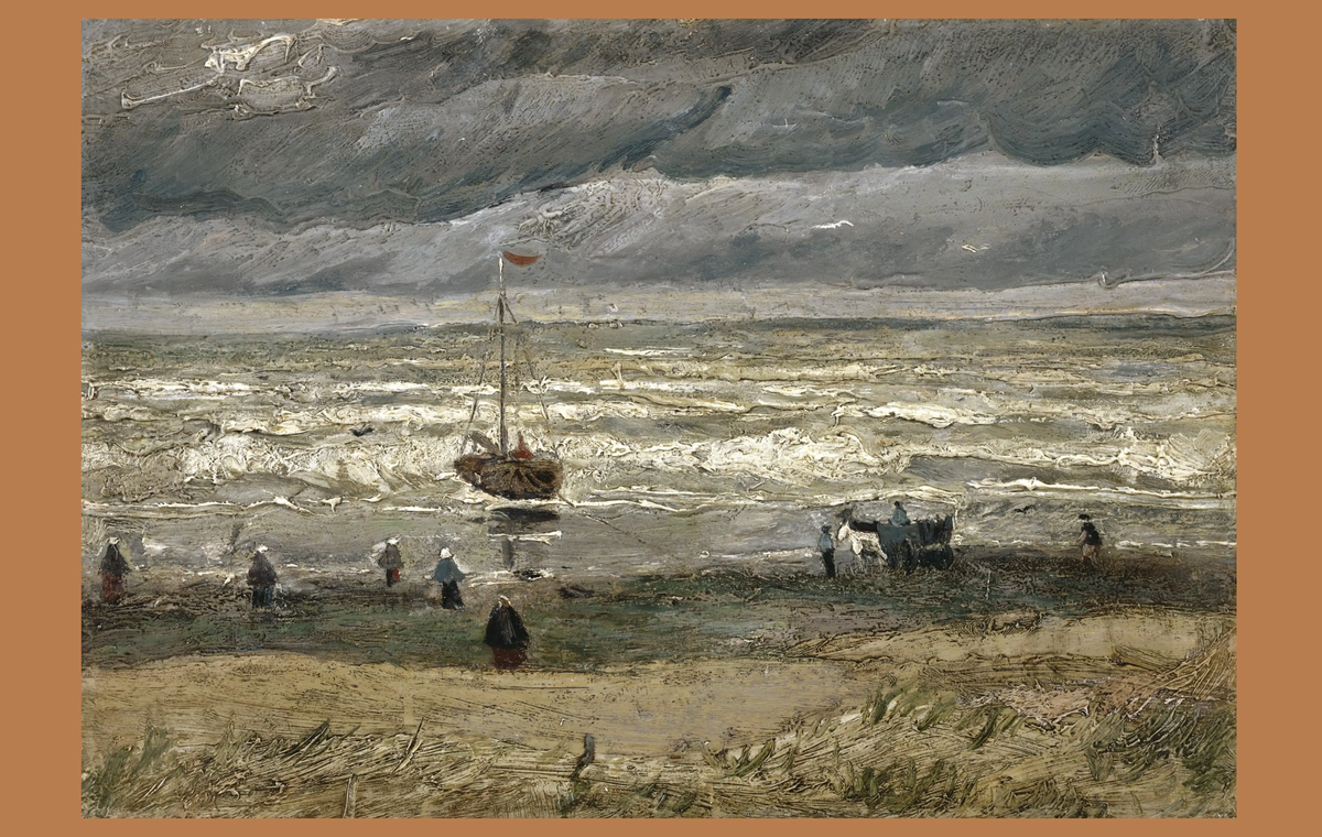 Винсент ван Гог. «Вид на море у Схевенингена». 22 августа 1882. Музей Ван Гога, Амстердам