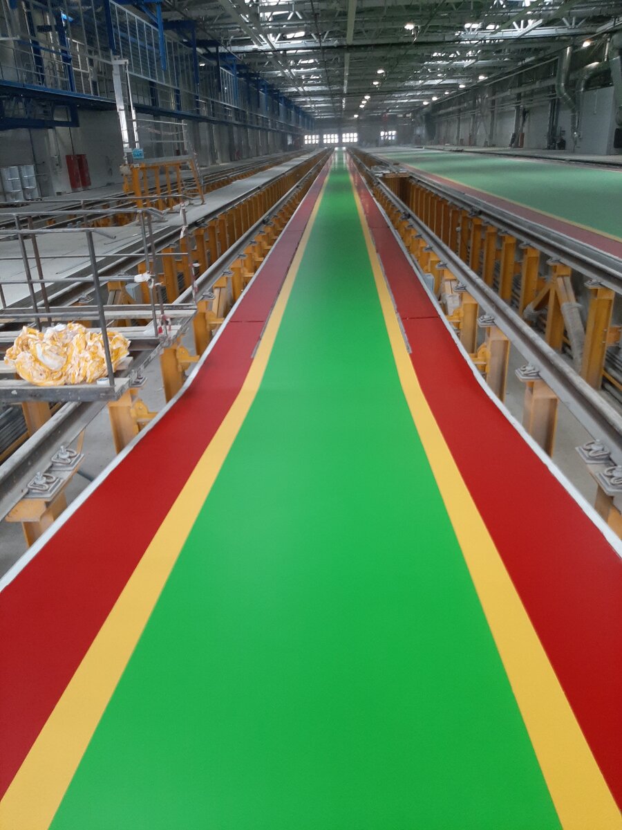 Эпоксидный пол на платформе.