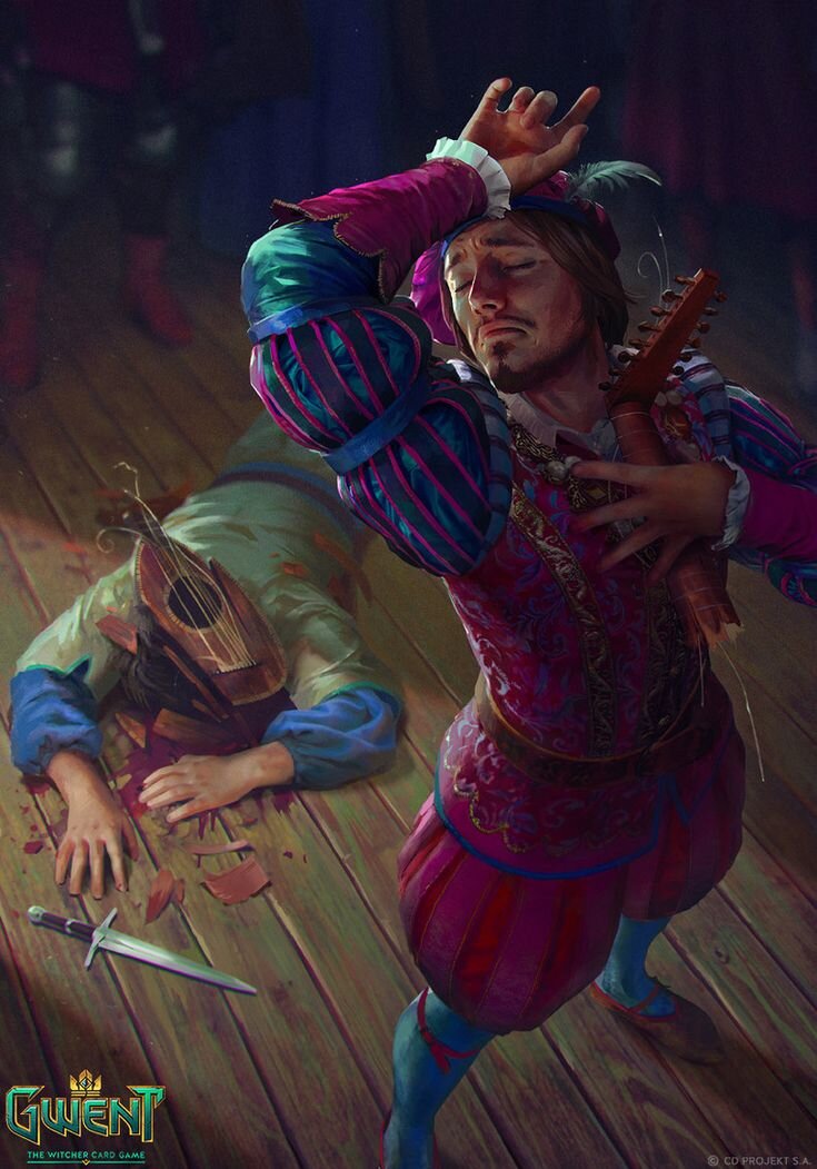 Лютик из игры Гвинт.