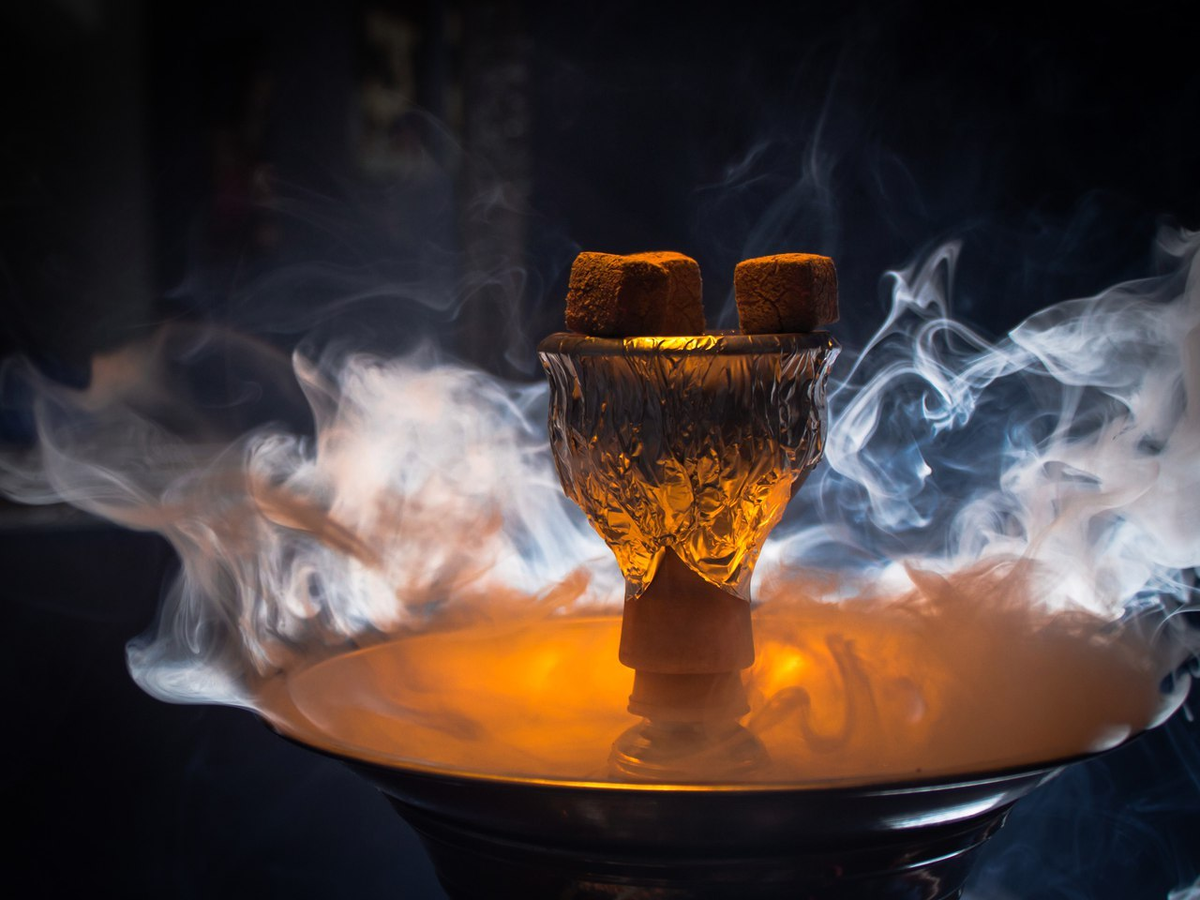 Кальян на фольге