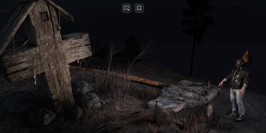 Военный блок пост(край локации)