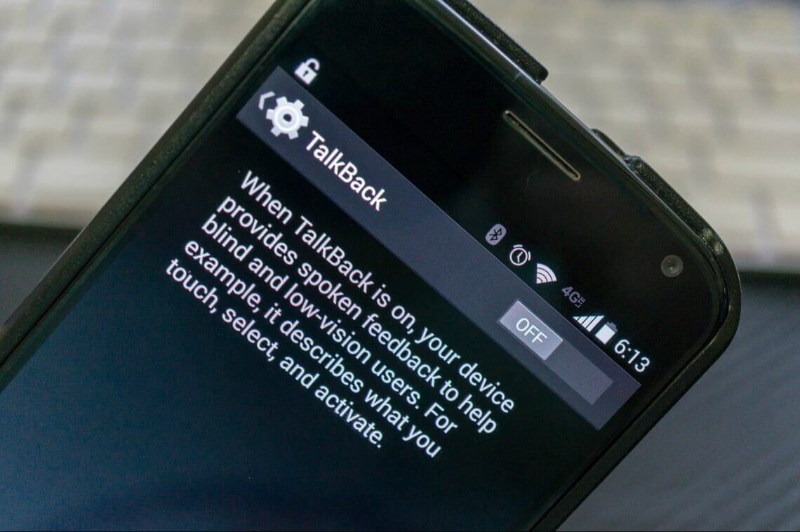    Объясняем, что таоке Talkback на Android