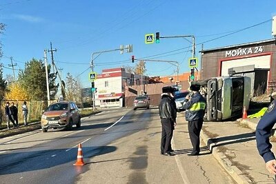    Место ДТП в Ленинском округе с погибшей 16‑летней © Telegram-канал Прокуратуры Московской области