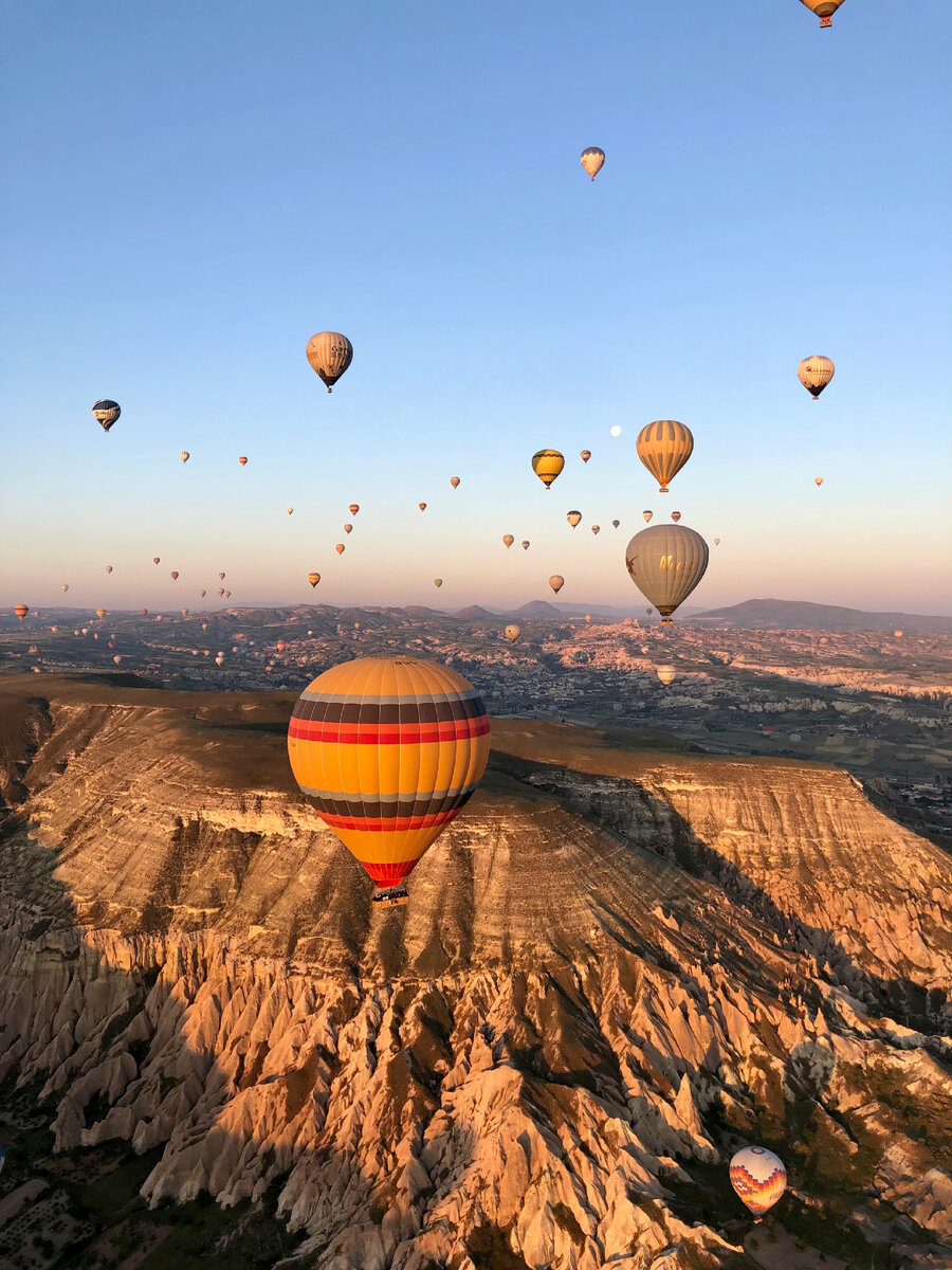 Полёт на воздушном шаре в Каппадокии - однозначно самое яркое впечатление всей поездки 