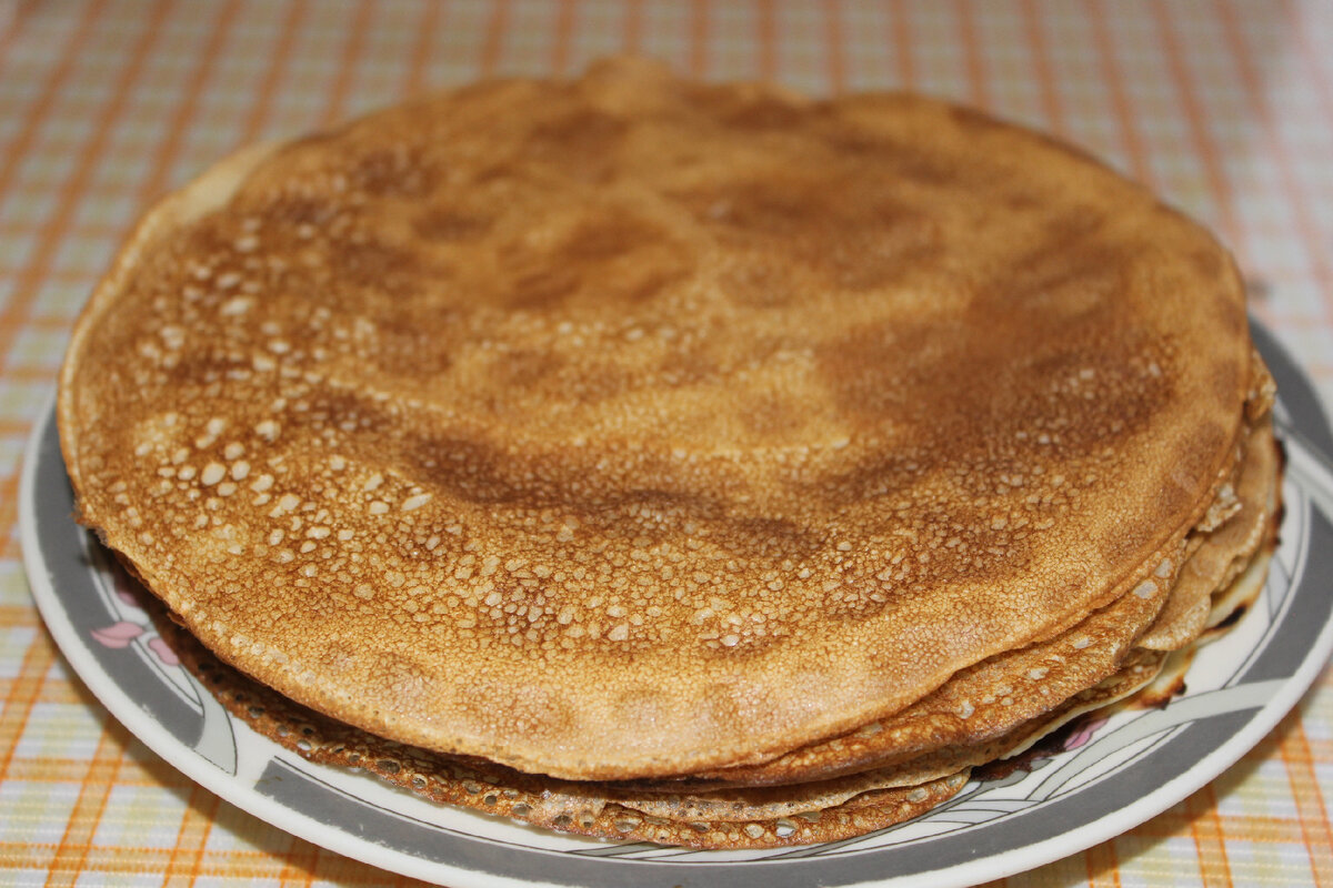 Фото автора. Вот и блинчики готовы.