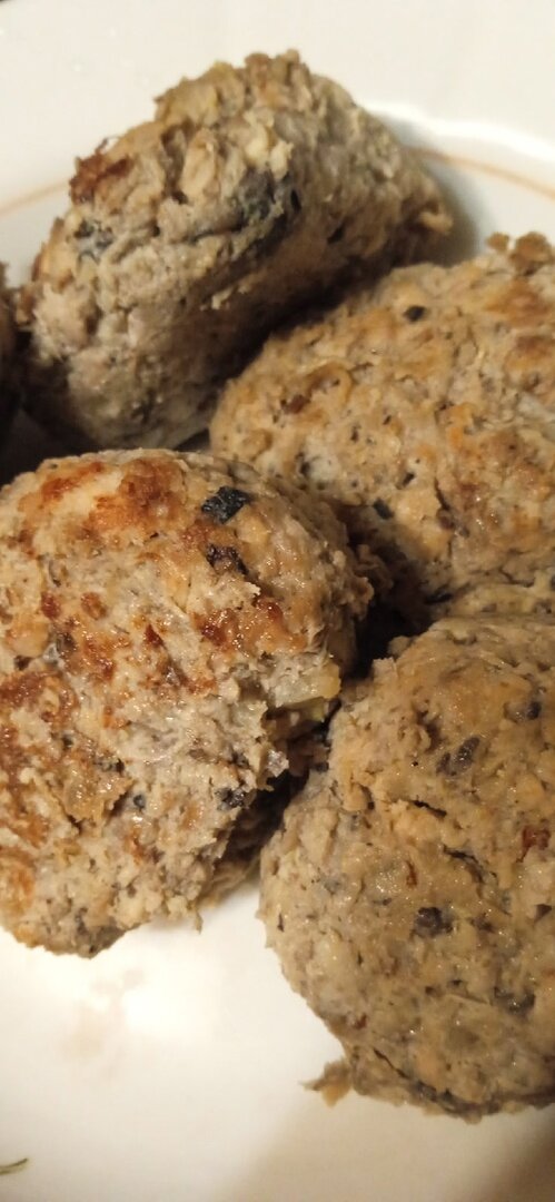 Котлеты с грибами