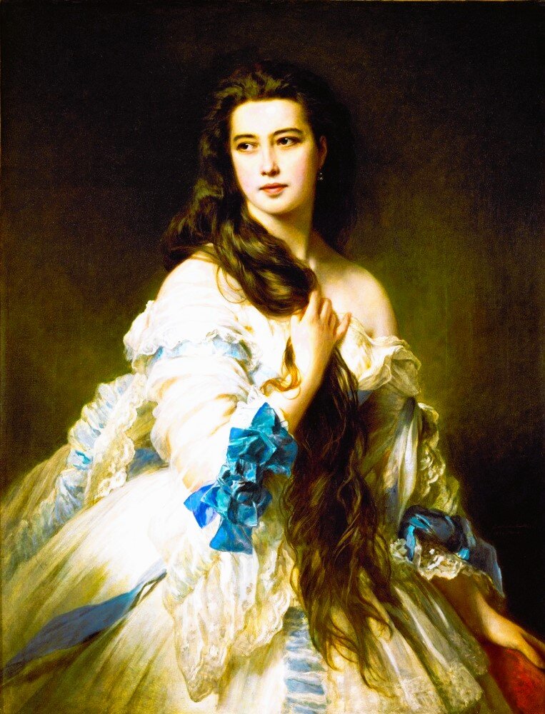 Портрет Варвары Римской-Корсаковой, худ. Франц Винтерхальтер, 1864 год