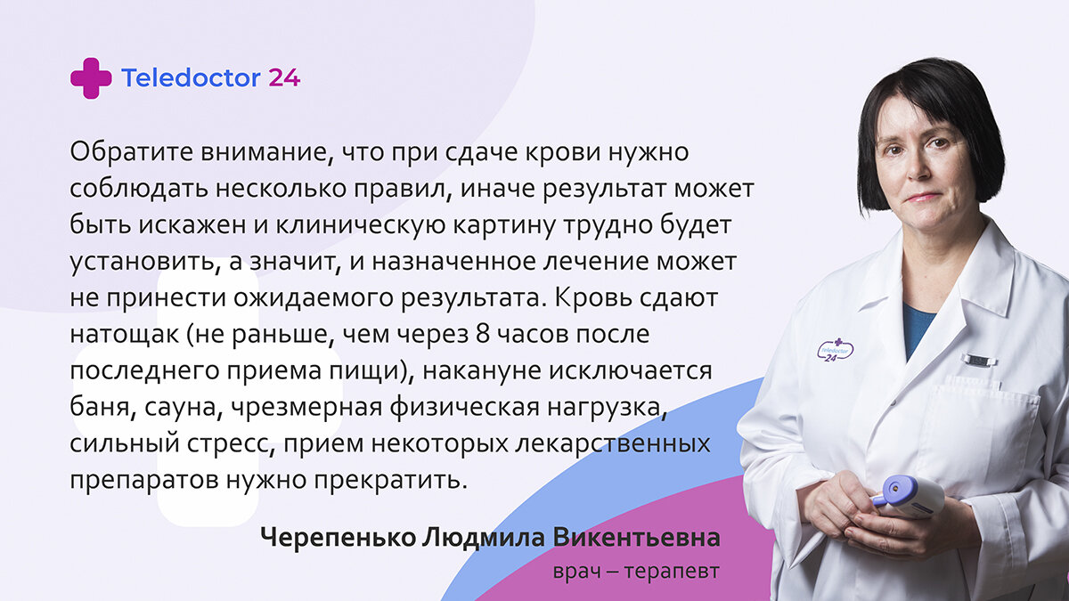 Анализ крови: учимся расшифровывать анализы самостоятельно | Теледоктор24 |  Дзен