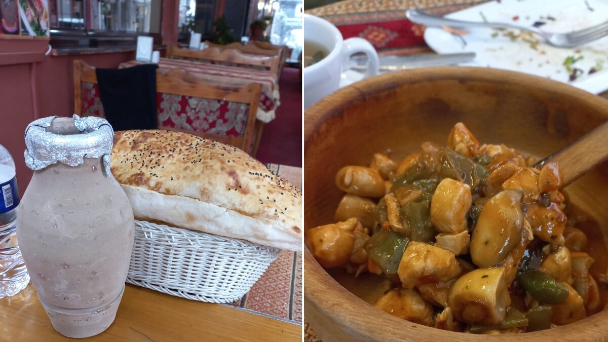 Из подачи блюда в традиционном турецком кафе устроили настоящее шоу