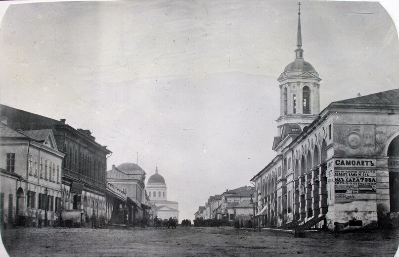 Дом вакурова и Гостиный двор, 1863 г.