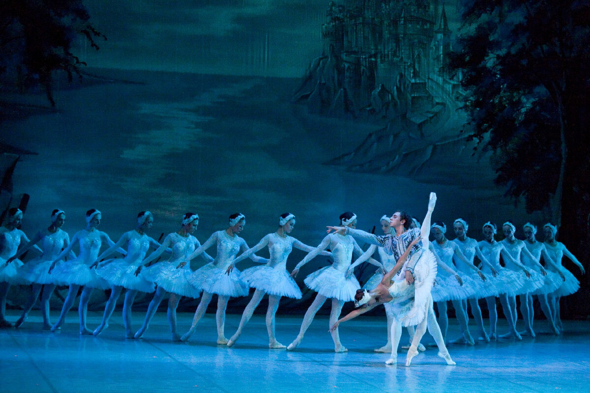 Лебединое озеро - на сцене артисты 'Русского балета'