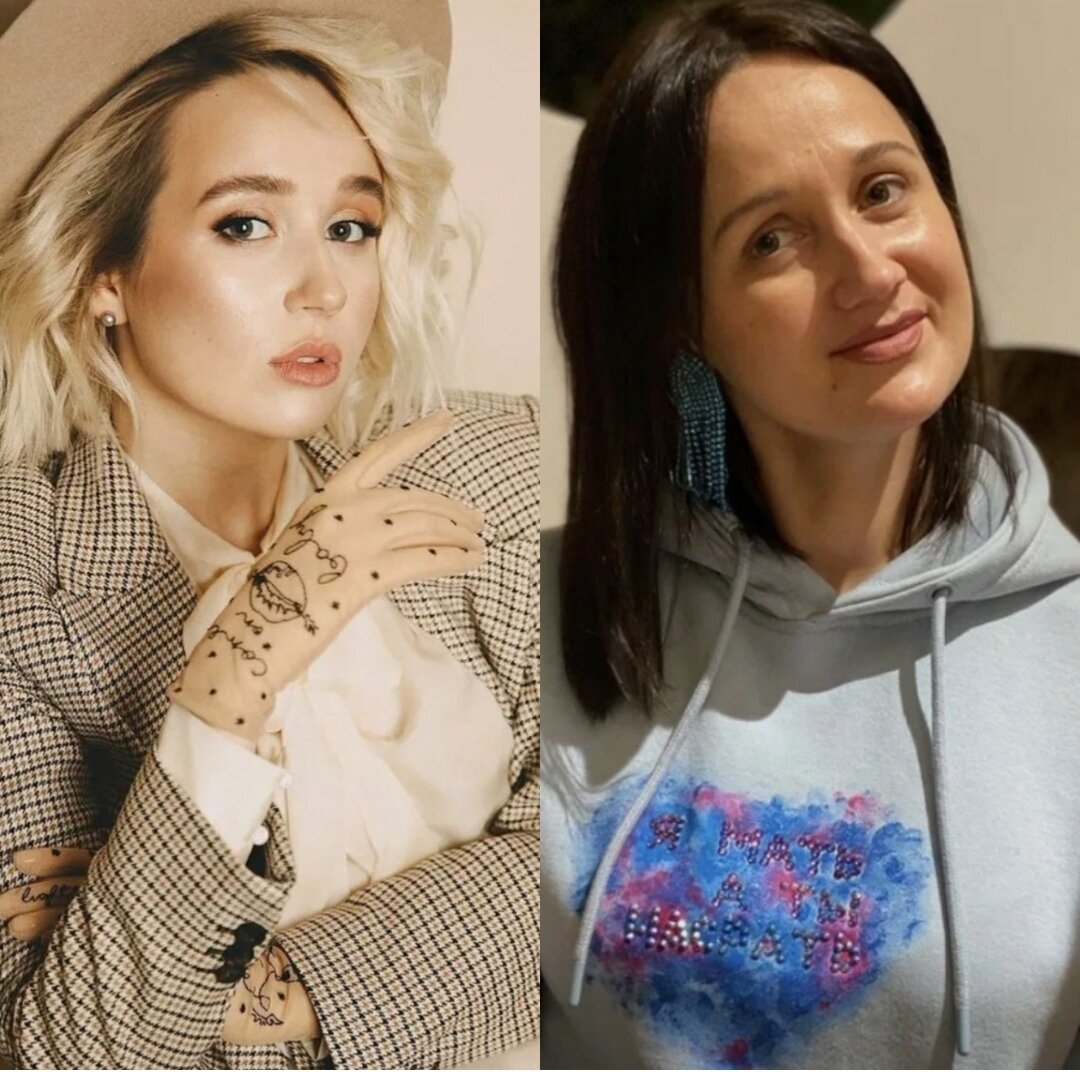 Клава с мамой.