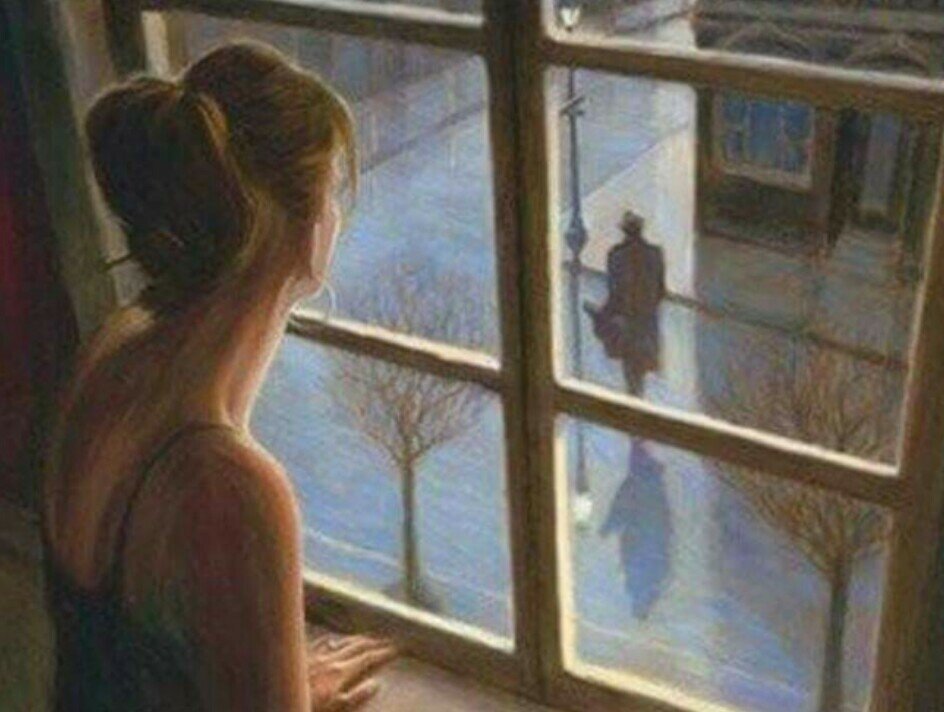 Пойду к другому дому. Девушка у окна. Девушка у окна рисунок. Девушка стоит у окна. Две девушки у окна.