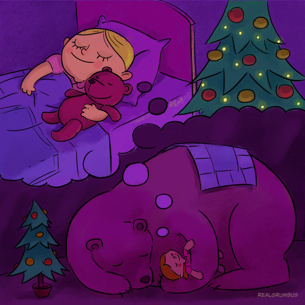 Волшебные сны под тёплым одеялком. 