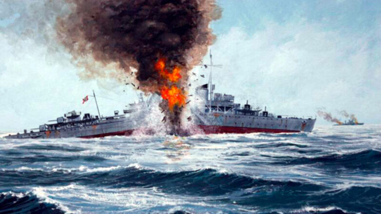 ©Irwin J. Kappes / Wikimedia CommonsГибель немецкого эсминца «Фридрих Эккольдт»