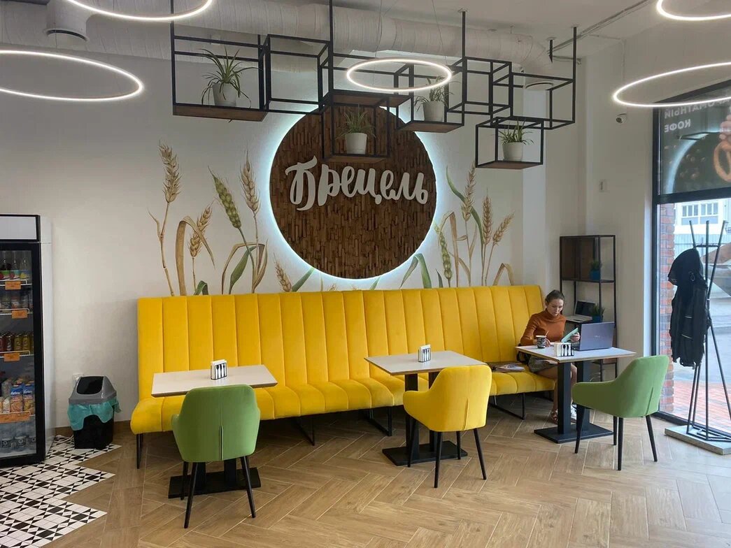 Интерьер пекарни "Брецель" В Калининграде по адресу: Жукова, 3