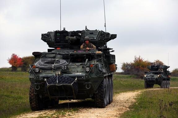    Бронемашины Stryker, Markus Rauchenberger / globallookpress.com