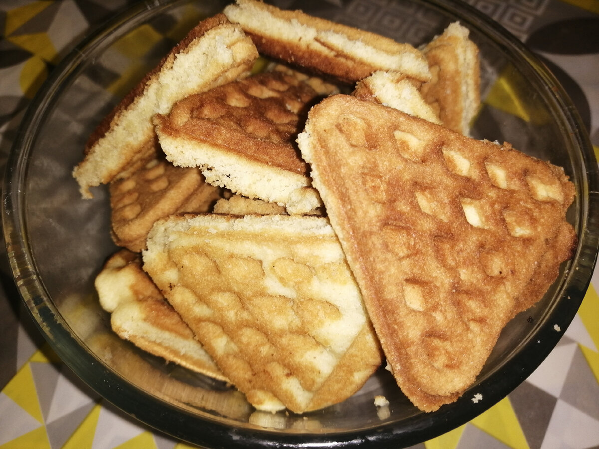 Ломаное печенье со сгущенкой