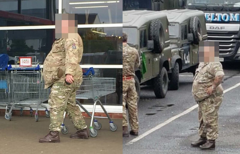 Военнослужащий ВС Великобритании