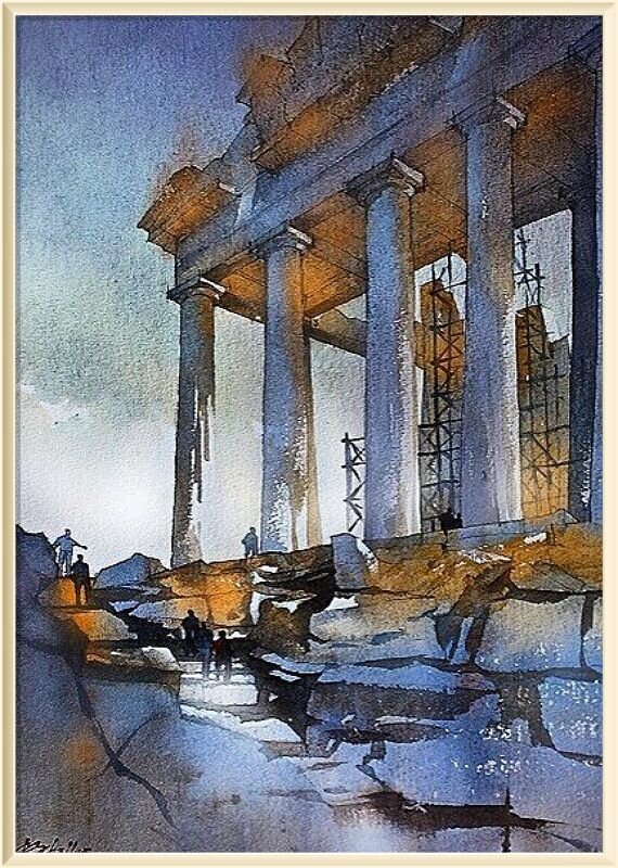        / Thomas W. Schaller / * 1967 /   Path to the Parthenon /   