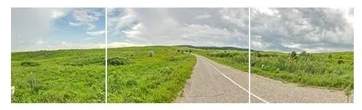 Схема плоской панорамы 
