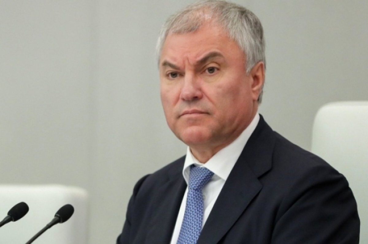    Володин призвал расследовать преступления США против человечества