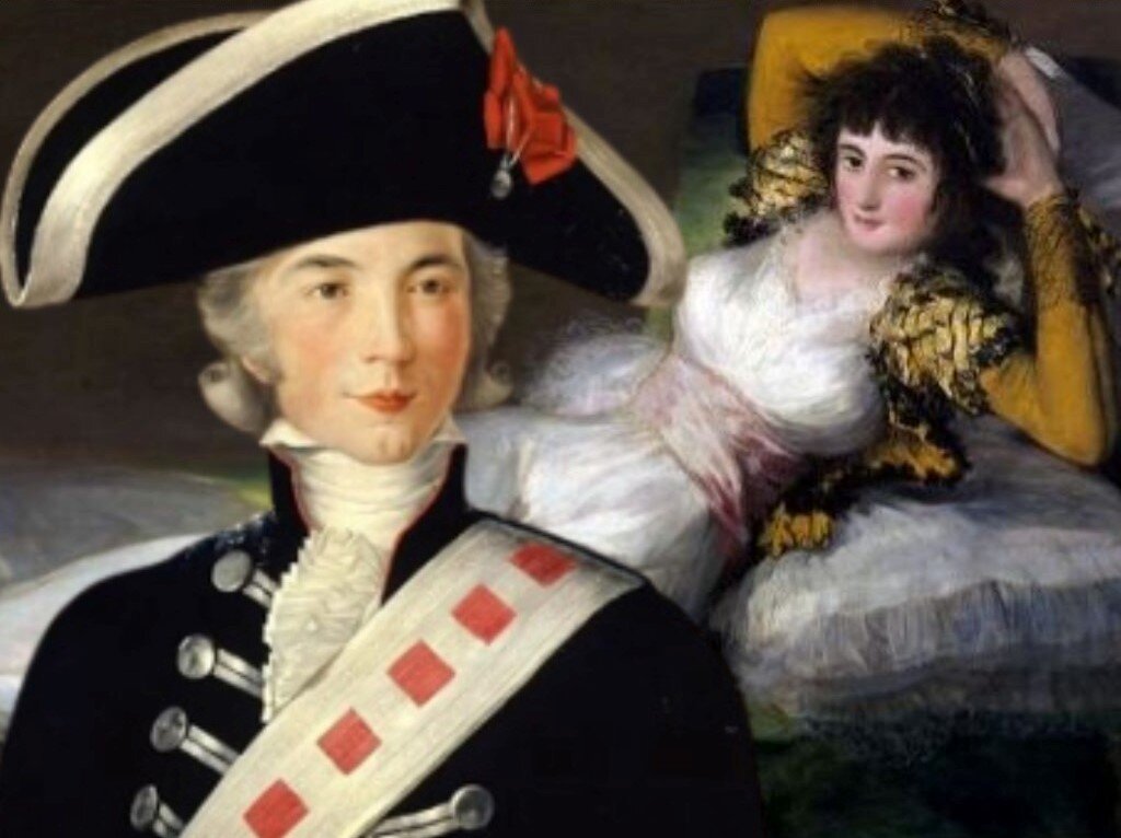 Мануэль Годой и "Маха одетая" Франсиско Гойи