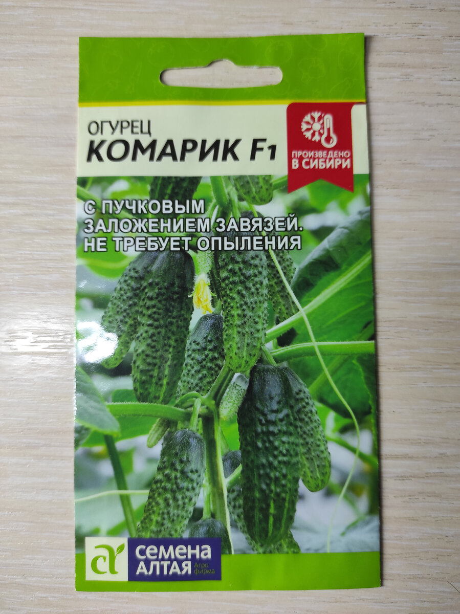 огурец Комарик, фото автора