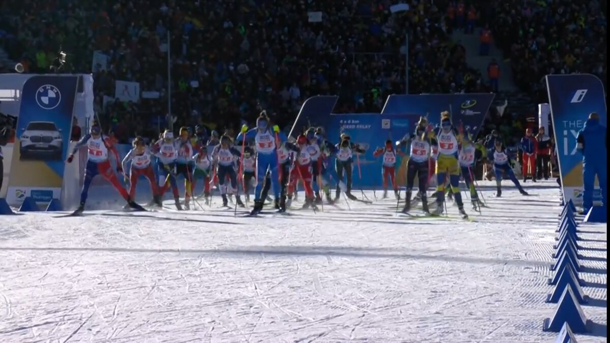 Биатлон чемпионат россии сегодня результаты эстафета. Биатлон 08.02.2023. Гонка Содружества биатлон 2023 год.