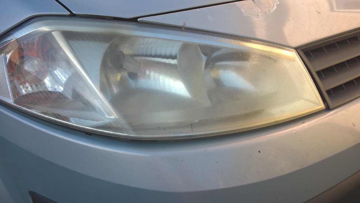 Фара до полировки