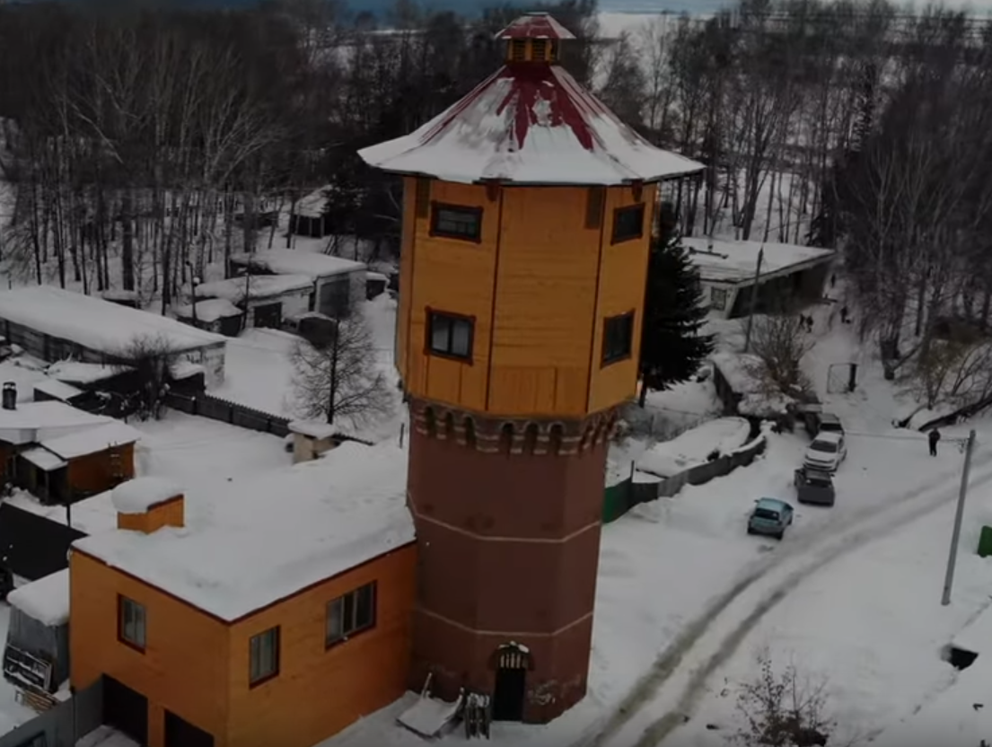 Башня Лунева зимой 2020 года