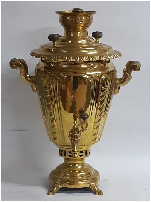 Самовар Дровяной Бронза 50 см. Фото: Auction, продавец: 77-Крым