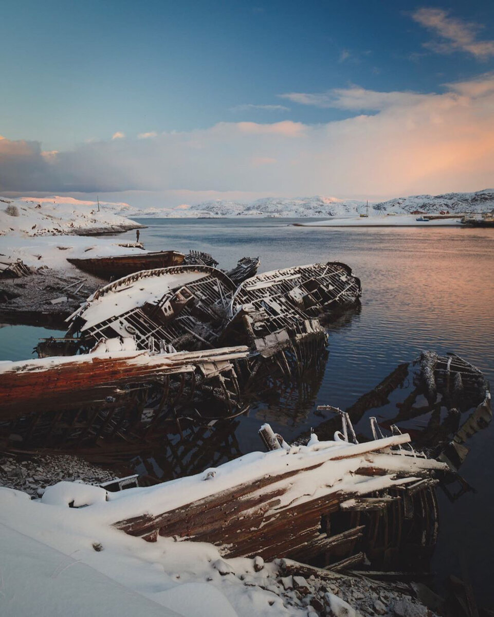 Мурманская область, Териберка, ноябрь 2017г