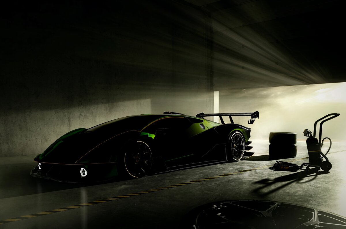 Такая картинка теперь встречает посетителей сайта Lamborghini. Премьера SCV12 запланирована на лето, а значит у компании впереди ещё целый месяц.