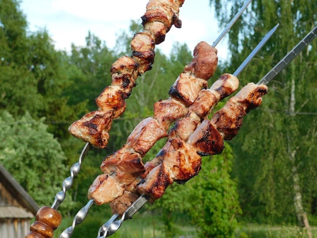 Шашлык из свиной шеи