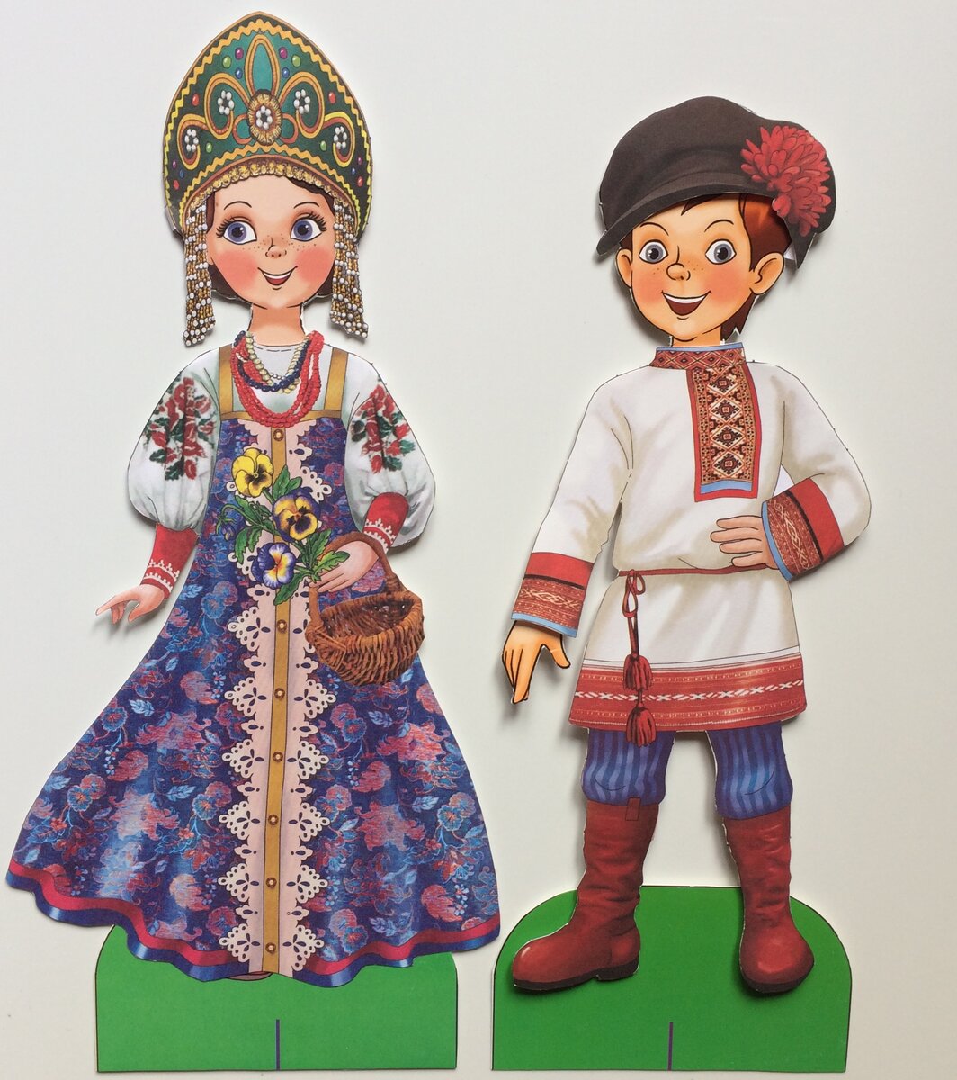 Куклы в русских национальных костюмах