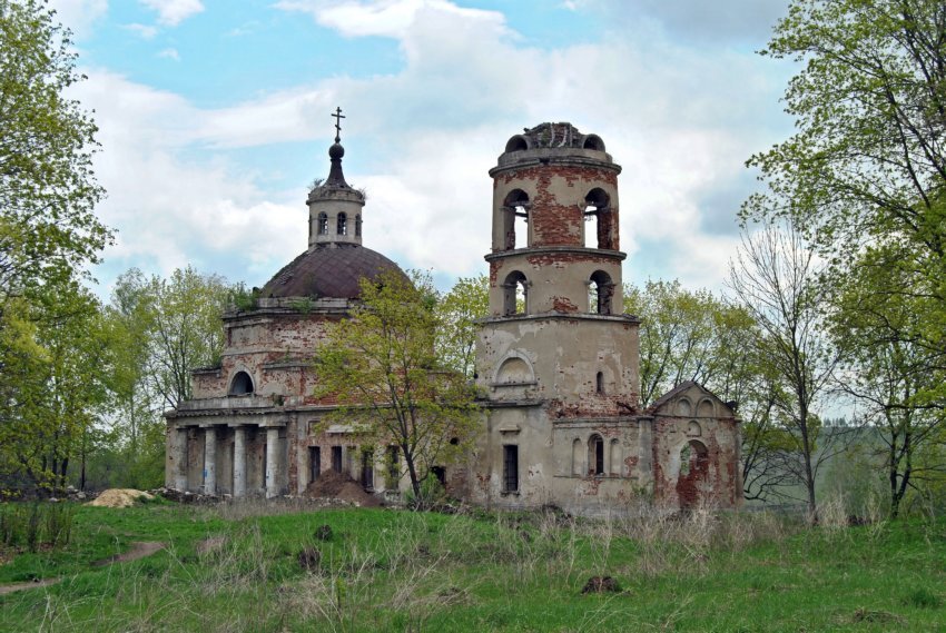 с. Проне-Городище (Михайловский р-н, Рязанская обл). Церковь Воздвижения Креста Господня.