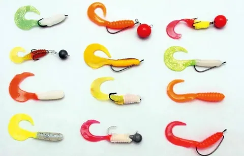 Как выглядит твистер для рыбалки 
