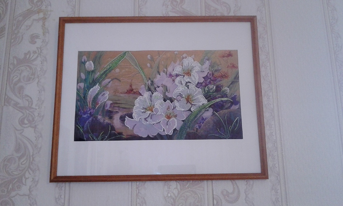 Бюджетное оформление вышивки.