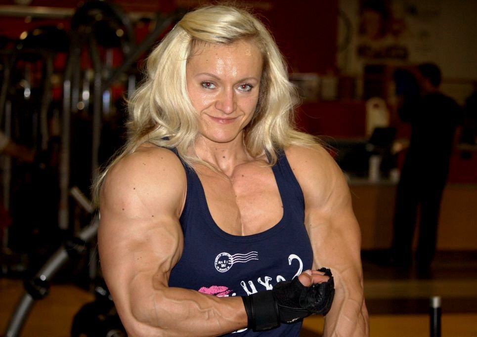 Профессиональная бодибилдерша