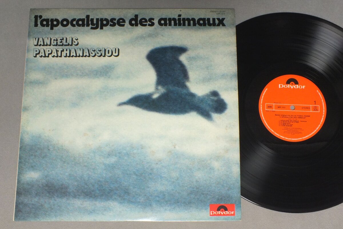 Пластинка L'Apocalypse Des Animaux от Vangelis, на которой вышла композиция  La Petite Fille De La Mer. 1972