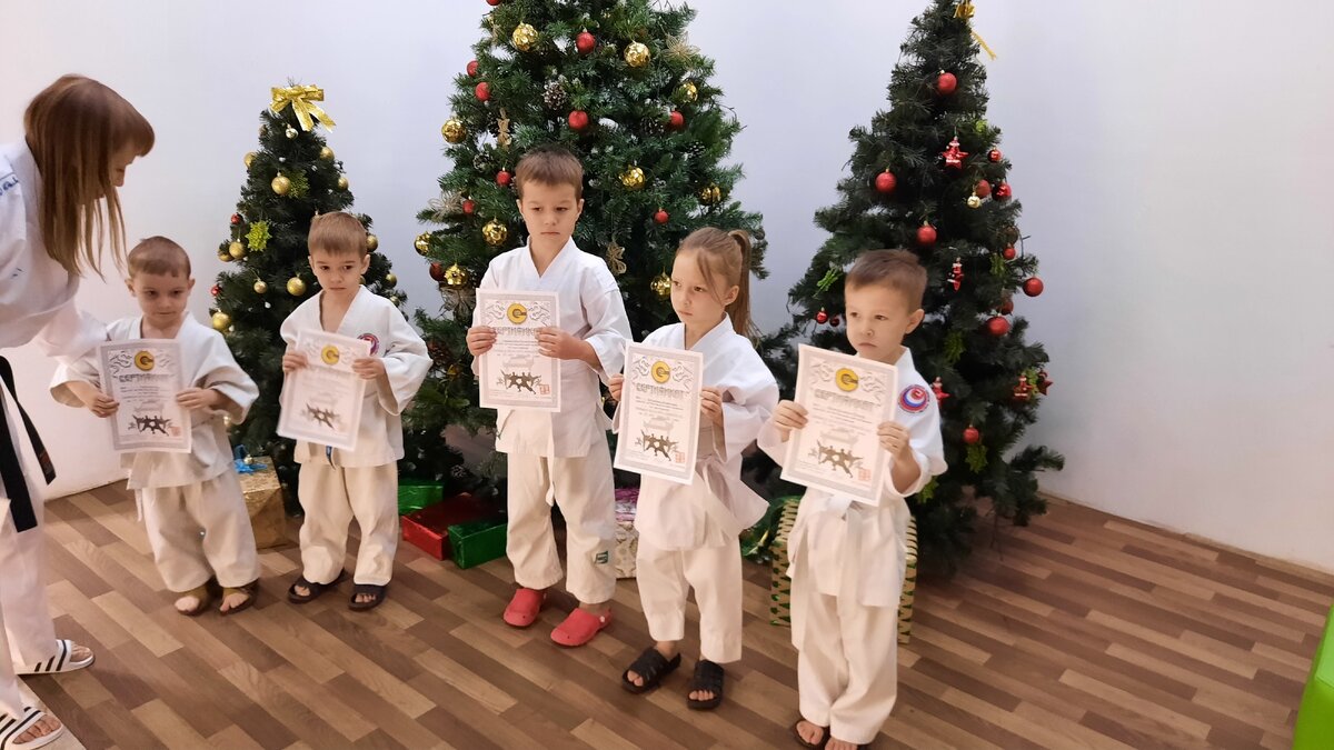 Первые экзамены в секции 