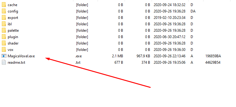 Извлеките папку и откройте .EXE файл
