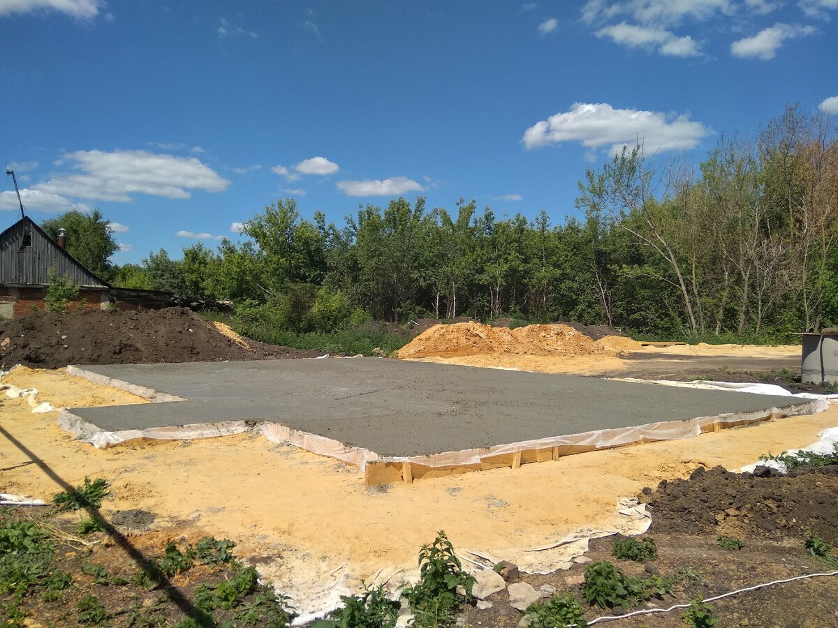 Вот такая плита получилась у нас