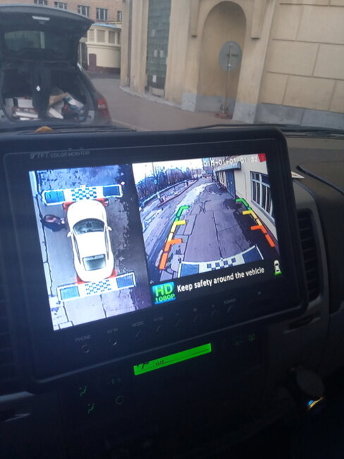 Установка системы кругового обзора на ГАЗЕЛЬ ФУРГОН 