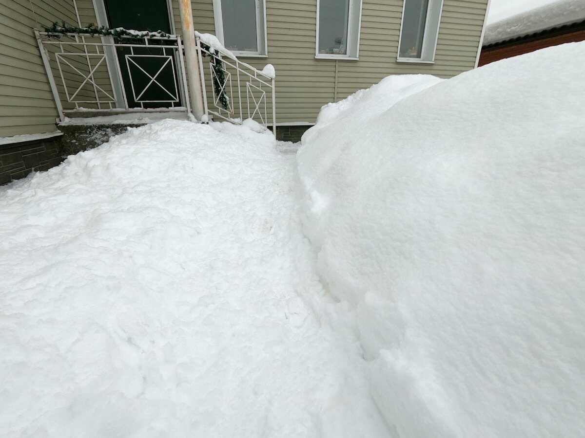 Снега в новом году выпало предостаточно.